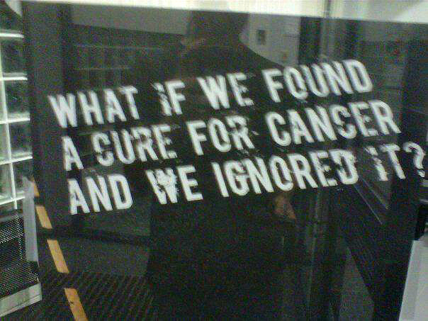 what if we found a cure for cancer and we ignored it fb3
