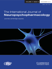 International Journal of Neuropsychopharmacology- 18 (5)